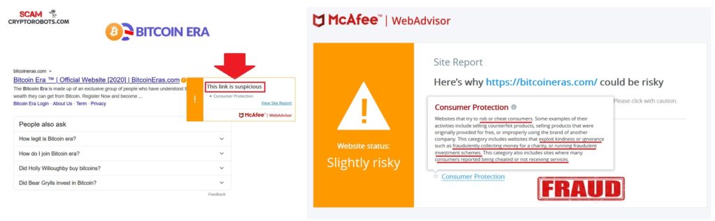 Bitcoin Era Suspicious Links