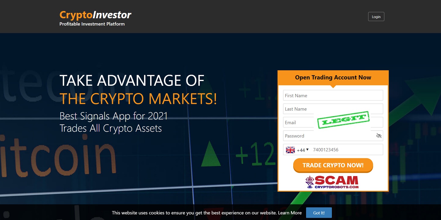 Crypto Investor App - Updated 2021