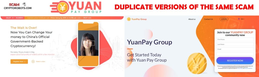 Yuan Pay Group: Duplicate Versions Of The Same Scam