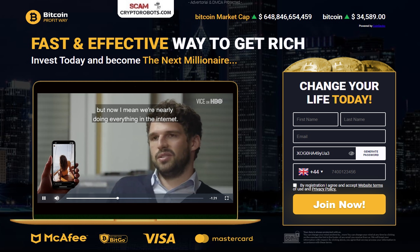 bitcoin profit official website)